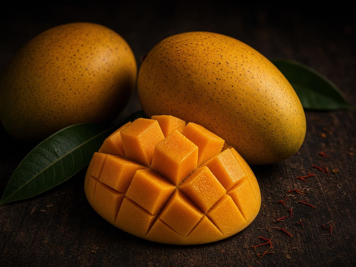 Alphonso mangoes packed for export