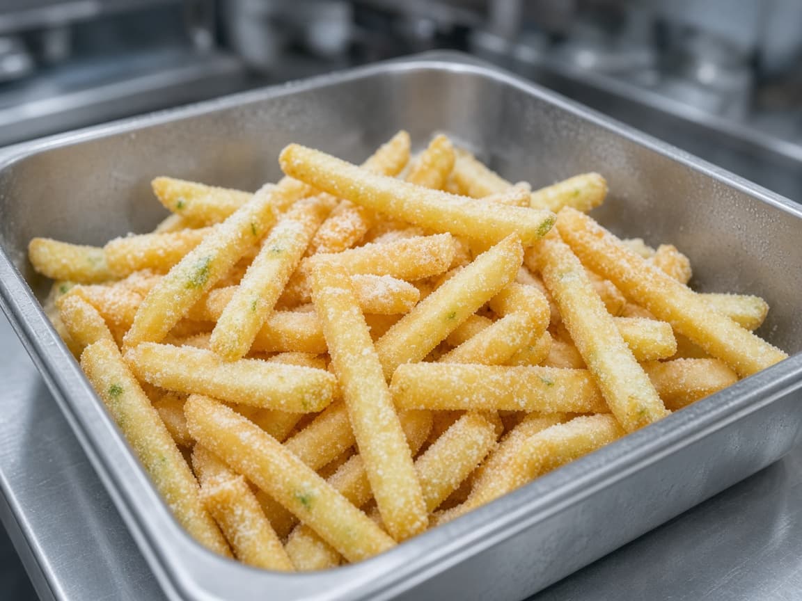 Frozen veggie French fries